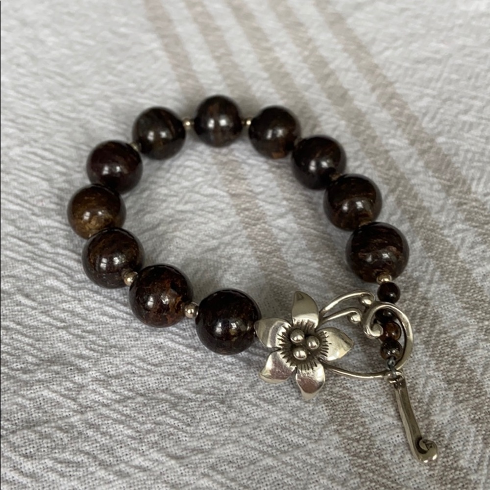 B1365 Retired Silpada Bronzite Bracelet